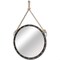 Homeroots 27 in. Round Metal Frame Wall Mirror - Black 376444 - alternate 1